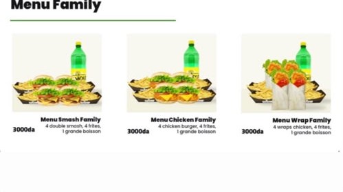 Menu Smash Family